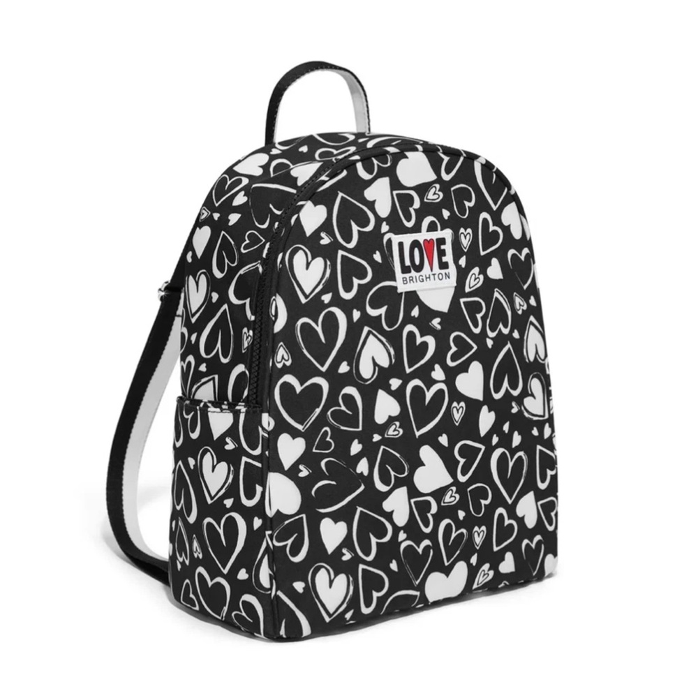 Brighton Endless Love Backpack Hearts‎ Nylon Handbag Limited Edition Brand New